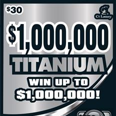 $1,000,000 Titanium $30 scratch ticket