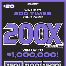 200X 4th Edition $20 scratch ticket
