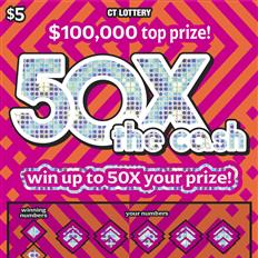 50X the cash $5 scratch ticket