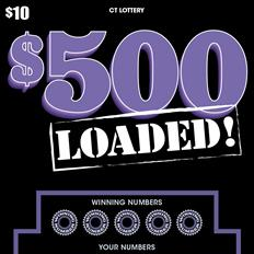 $500 Loaded! $10 scratch ticket