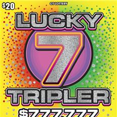 Lucky 7 Tripler $20 scratch ticket