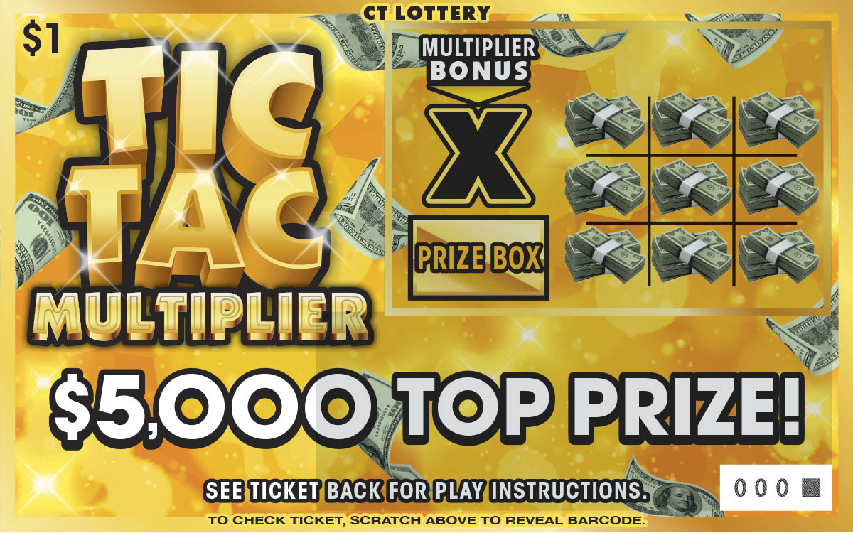 TIC TAC MULTIPLIER $1 scratch ticket