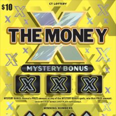 X THE MONEY $10 scratch ticket