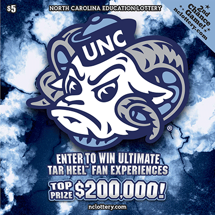 Tar Heels® $5 scratch ticket