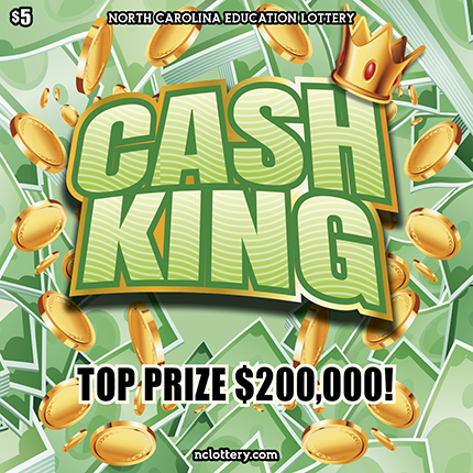 Cash King $5 scratch ticket