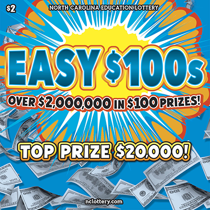 Easy $100s $2 scratch ticket