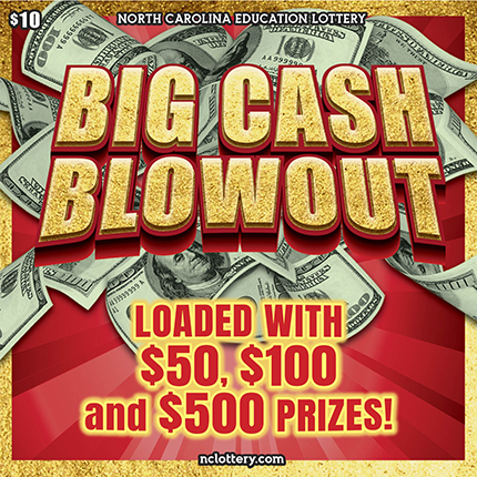 Big Cash Blowout $10 scratch ticket