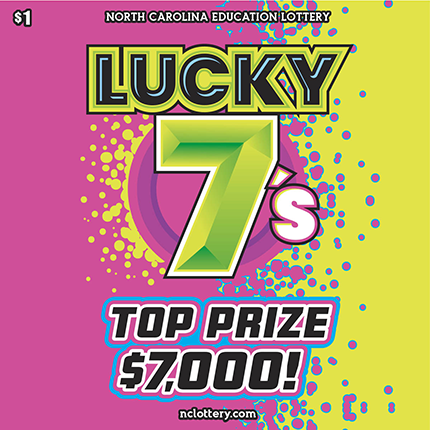 Lucky 7s $1 scratch ticket