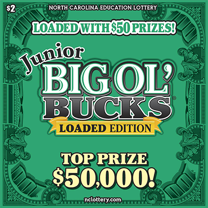Jr Big Ol Bucks $2 scratch ticket