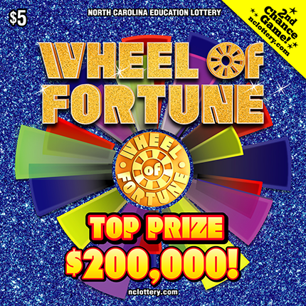 Wheel of Fortune $5 scratch ticket