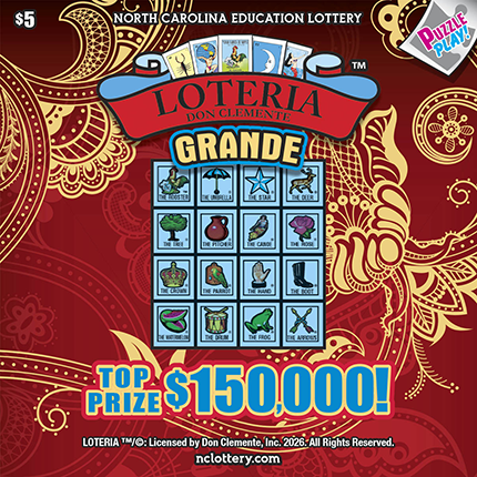 Loteria Grande $5 scratch ticket