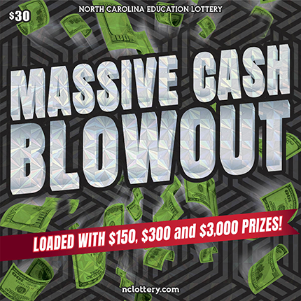Massive Cash Blowout $30 scratch ticket