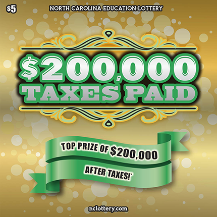 $200,000 Taxes Paid $5 scratch ticket