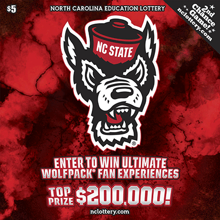 NC State® $5 scratch ticket