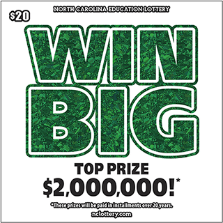 Win Big $20 scratch ticket