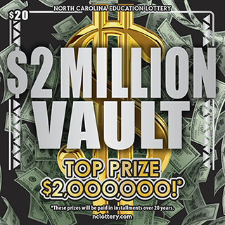 $2 MILLION VAULT $20 scratch ticket