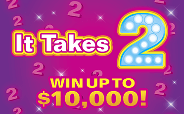 It Takes 2 $2 scratch ticket