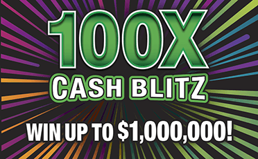 100X Cash Blitz $20 scratch ticket