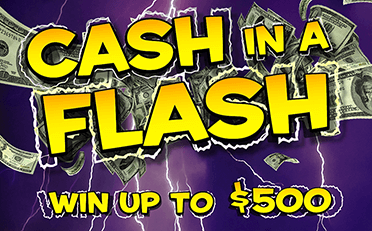 Cash In A Flash $10 scratch ticket