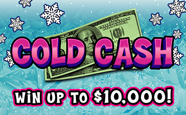 Cold Cash $2 scratch ticket