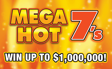 Mega Hot 7's $20 scratch ticket