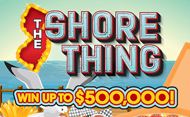 The Shore Thing $10 scratch ticket