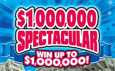 $1,000,000 Spectacular $10 scratch ticket