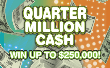 Quarter Million Ca$h $20 scratch ticket