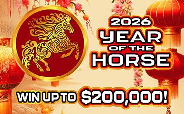 Year Of The Horse $5 scratch ticket