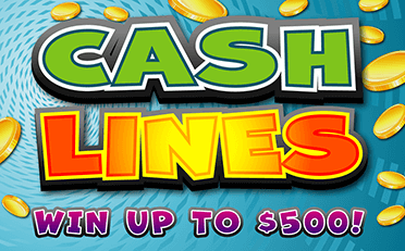 Cash Lines $5 scratch ticket