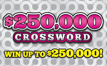 $250,000 Crossword $10 scratch ticket