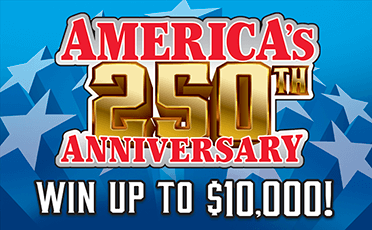 America's 250th Anniversary $2 scratch ticket