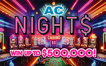 AC Night$ $10 scratch ticket