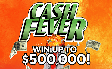 Cash Fever $10 scratch ticket