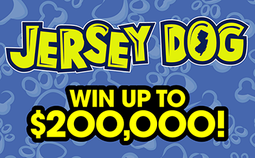 Jersey Dog $5 scratch ticket