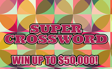 Super Crossword $5 scratch ticket