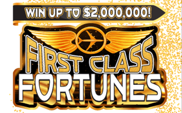 First Class Fortunes $25 scratch ticket