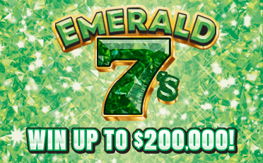 Emerald 7's $5 scratch ticket