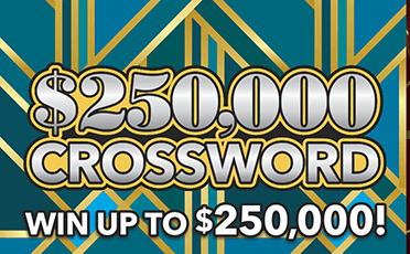 $250,000 Crossword $10 scratch ticket