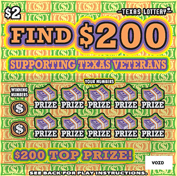 Find $200 $2 scratch ticket